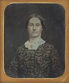 Portrait of a Seated Young Woman, about 1850-1855. Creator: William C North