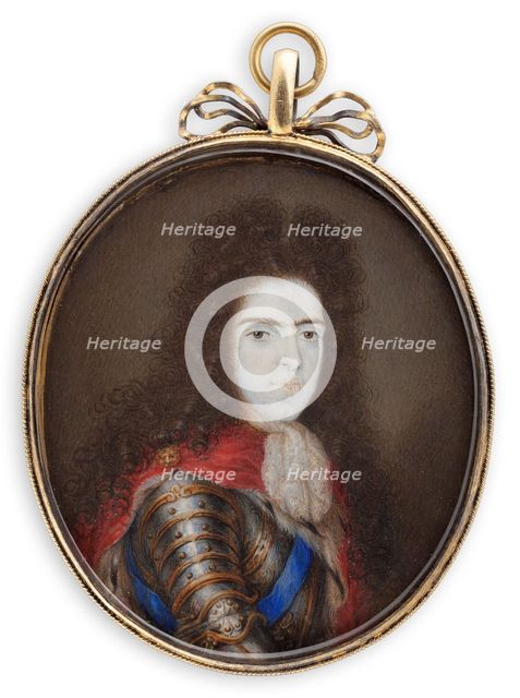 Portrait of a soldier, 1667-1698. Creator: Pierre Huaut II.