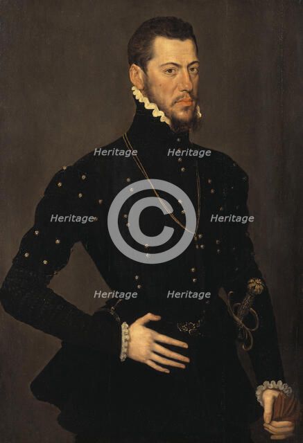 Portrait of a Spanish Nobleman, c16th century. Creator: School of Antonis Mor.