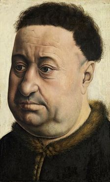 Portrait of a Stout Man. Robert de Masmines (?), 1425. Creator: Robert Campin