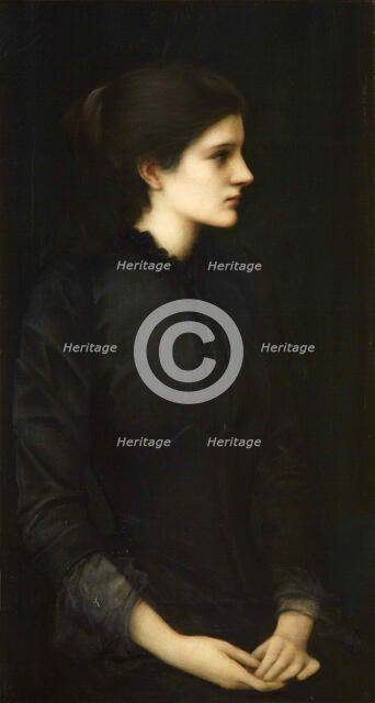 Portrait of Amy Gaskell, 1893. Creator: Burne-Jones, Sir Edward Coley (1833-1898).