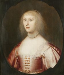 Portrait of Amalia of Solms-Braunfels (1602-1675), 1634. Creator: Honthorst, Gerrit, van (1590-1656)