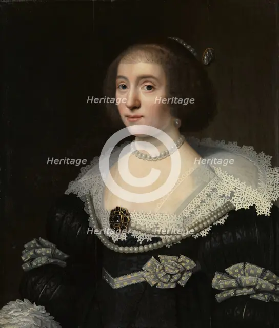 Portrait of Amalia van Solms (1602-75), in or after c.1632. Creator: Unknown.