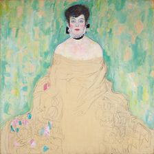 Portrait of Amalie Zuckerkandl , 1916-1918. Creator: Klimt, Gustav (1862-1918)