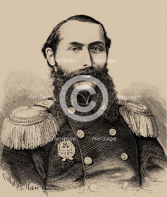 Portrait of Amand Yegorovich Struve (1835-1898), 1870.