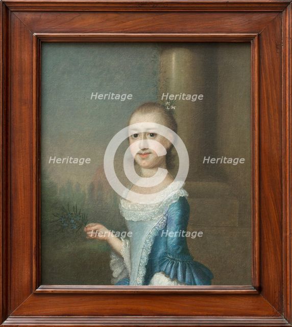 Portrait of Amarinthia Elliott, c1748. Creator: Jeremiah Theus.