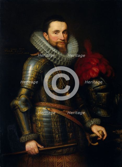 Portrait of Ambrogio Spinola, 1609. Creator: Michiel van Mierevelt.