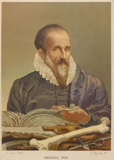 Portrait of Ambroise Paré, 1879. Creator: Planella y Rodríguez, Juan (1849-1910)