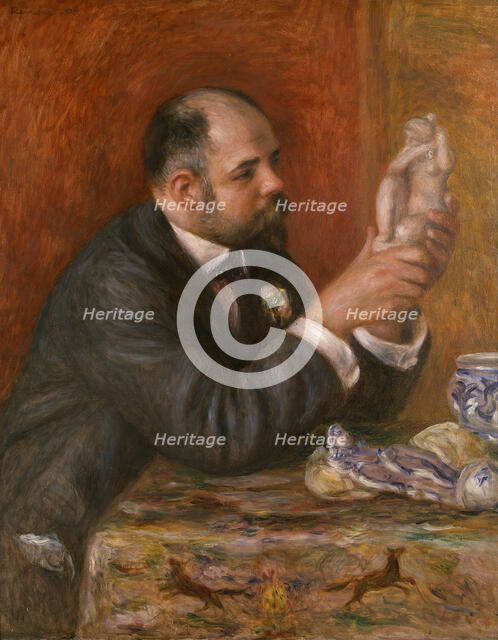 Portrait of Ambroise Vollard (1865-1939), 1908. Creator: Renoir, Pierre Auguste (1841-1919).