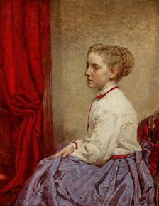 Portrait of Amelia G. Studley, date unknown. Creator: Joseph Oriel Eaton