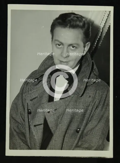 Portrait of American singer, musician and actor Mel Torme, c1950s. Creator: Denis Williams.