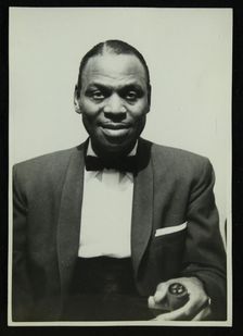 Portrait of American pianist Earl Fatha Hines, 1950s. Creator: Denis Williams