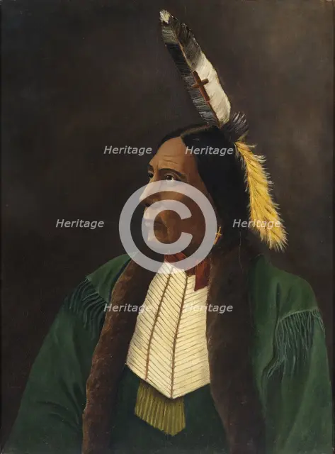 Portrait of an American Indian, ca. 1900. Creator: Unknown.