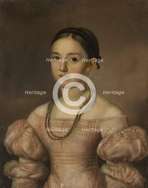 Portrait of an Adolescent Girl, 1835. Creator: Unknown.
