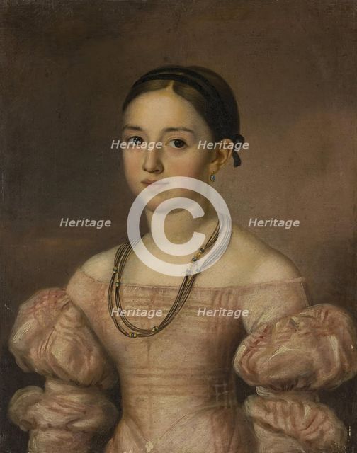 Portrait of an Adolescent Girl, 1835. Creator: Unknown.