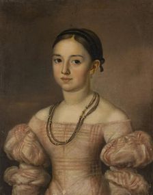Portrait of an Adolescent Girl, 1835. Creator: Unknown