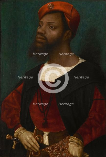 Portrait of an African man, ca 1530. Artist: Mostaert, Jan (1472/73-1555/56)
