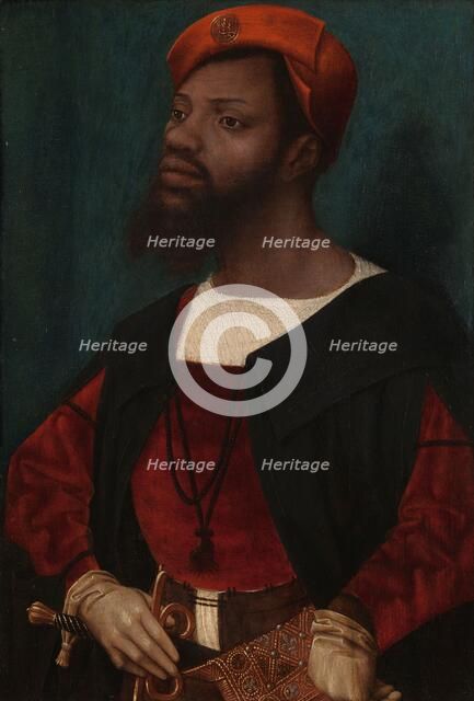 Portrait of an African Man, c.1525-c.1530. Creator: Jan Mostaert.