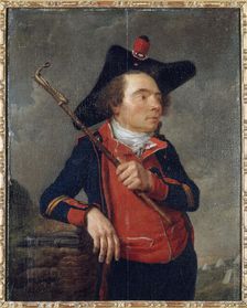 Portrait of an artilleryman from the National Guard, c1789. Creator: Unknown
