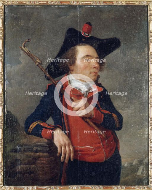 Portrait of an artilleryman from the National Guard, c1789. Creator: Unknown.
