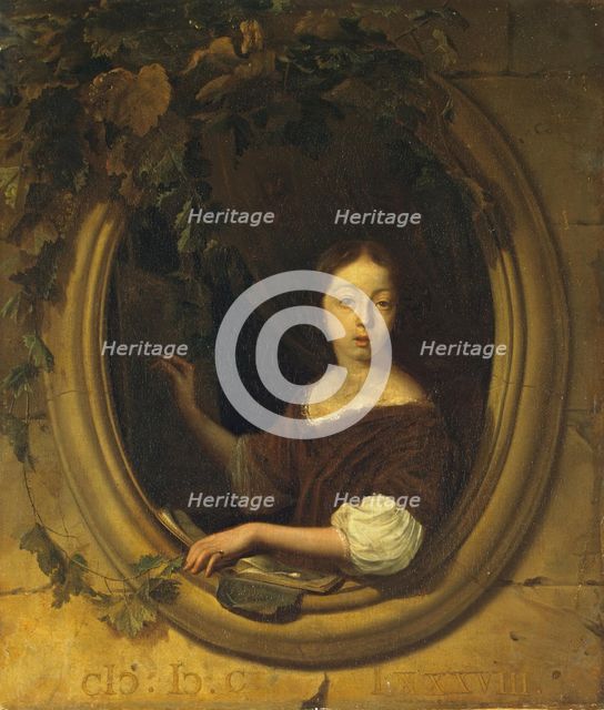Portrait of an Artist, 1688. Creator: Ludolf Bakhuizen.
