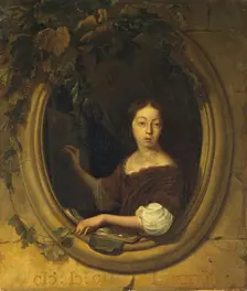 Portrait of an Artist, 1688. Creator: Ludolf Bakhuizen