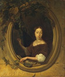 Portrait of an Artist, 1688. Creator: Ludolf Bakhuizen