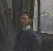Portrait of an Artist, 1905. Creator: Stepan Yaremich