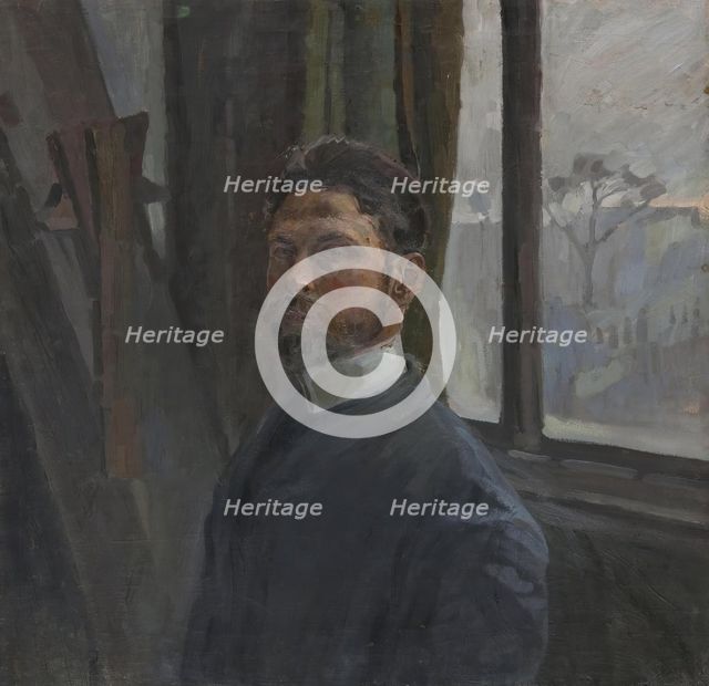 Portrait of an Artist, 1905. Creator: Stepan Yaremich.