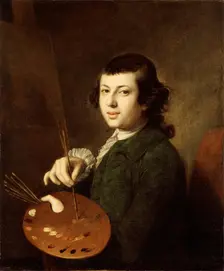 Portrait of an Artist, c1765. Creator: Henry Benbridge