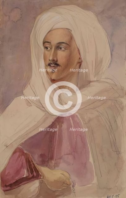 Portrait of an Arab. Creator: William Allan.