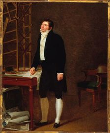 Portrait of an architect (framing contractor responsible on several occasions..., 1812. Creator: Francois Dumont
