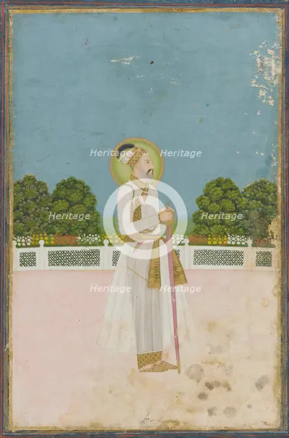 Portrait of an emperor, Mughal dynasty, 18th century. Creator: Unknown.
