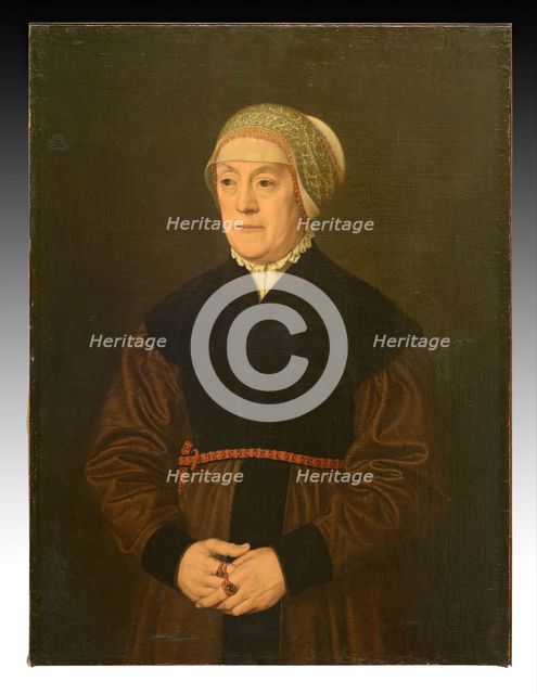 Portrait of an Elderly Woman, 1550. Creator: Nicolas Neufchatel.