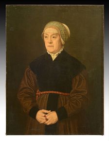 Portrait of an Elderly Woman, 1550. Creator: Nicolas Neufchatel