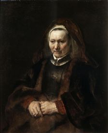 Portrait of an Elderly Woman 1650-1652. Artist: Rembrandt Harmensz van Rijn
