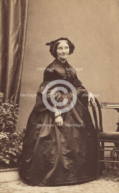 Portrait of an Elderly Woman, 1862-1864. Creator: Disdéri & Cie..
