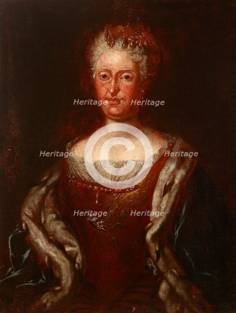 Portrait of an Elderly Woman (Maria Josepha 1699-1757?), 18th century. Creator: Unknown.