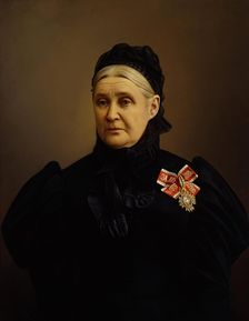 Portrait of an Elderly Woman, Maria Novosiltseva, 1902. Creator: Pyotr Petrovich Zabolotsky