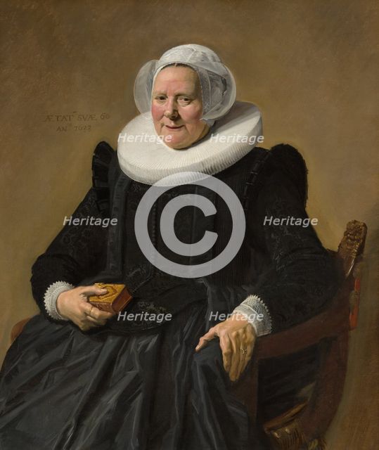 Portrait of an Elderly Lady, 1633. Creator: Frans Hals.