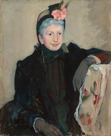 Portrait of an Elderly Lady, c. 1887. Creator: Mary Cassatt