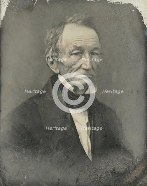 Portrait of an Elderly Man, 1845-1850. Creator: Unknown.
