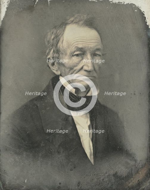 Portrait of an Elderly Man, 1845-1850. Creator: Unknown.