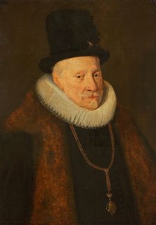 Portrait of an Elderly Man (Archduke Albert VII. (1559-1621) ?), c1654. Creator: Flemish Master