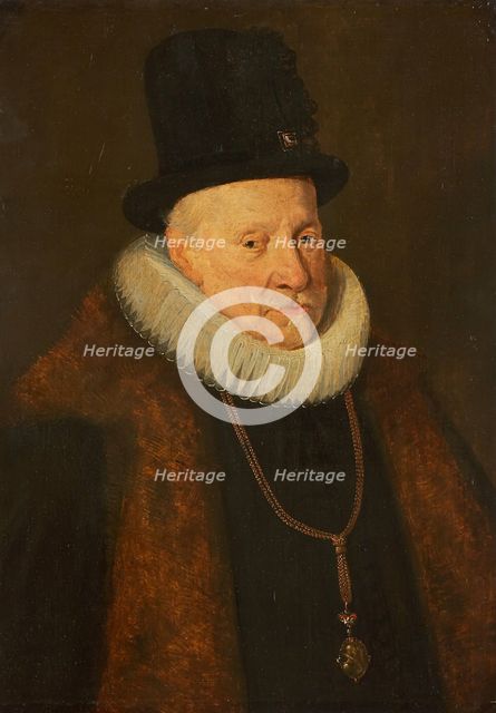 Portrait of an Elderly Man (Archduke Albert VII. (1559-1621) ?), c1654. Creator: Flemish Master.