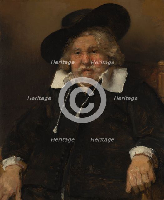Portrait of an Elderly Man, c1630-1660s. Creator: Rembrandt Harmensz van Rijn.