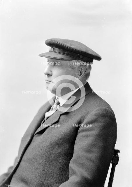 Portrait of an elderly man in a uniform, (Isle of Wight?), c1935. Creator: Kirk & Sons of Cowes.