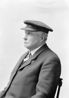 Portrait of an elderly man in a uniform, (Isle of Wight?), c1935. Creator: Kirk & Sons of Cowes