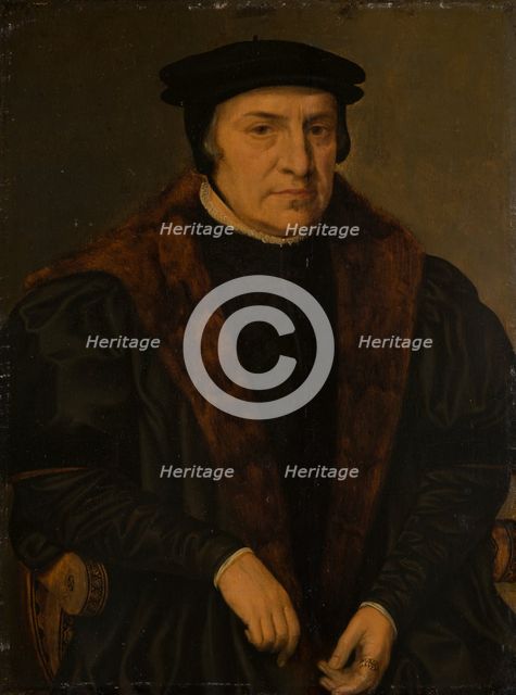 Portrait of an Elderly Man in an Armchair, c1560. Creator: Dutch Master.