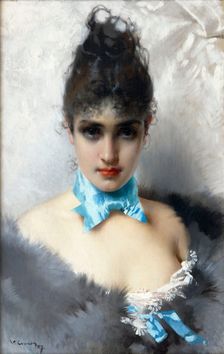Portrait of an elegant Lady, 1887